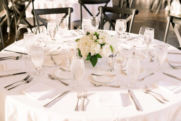 wedding table setting