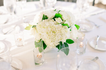 White rose bouquet