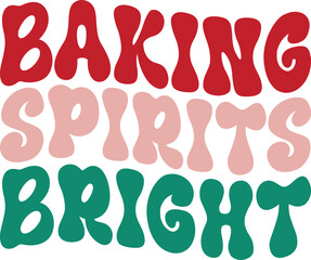 christmas retro svg design and eps file 