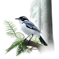 Obraz premium Amazing Bird On Forest AI Generated