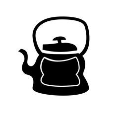 kettle silhouette icon