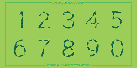 assorted digital custom vector numbers. minimum. Color gradation. Dark. Banner Network. 3d effect. Design. futuristic. Paper cut or effect. Luxury. Premium. (104)