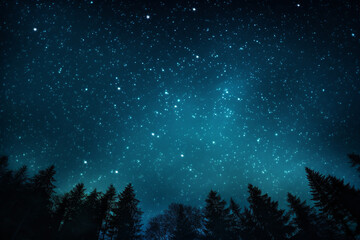 Fototapeta na wymiar night sky with stars 2
