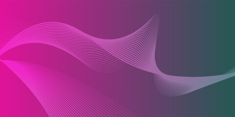 Futuristic abstract background. Glowing flowing wave lines design.