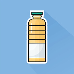 Illustration Vector of Cooking Oil in Flat Design