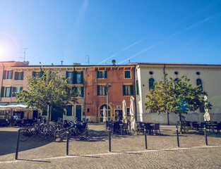 Very nice town square in Verona, Italy