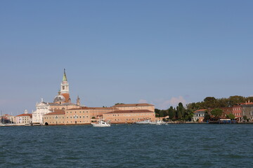 Fototapeta na wymiar View at San Giorgio Maggiore island, Venice, Italy