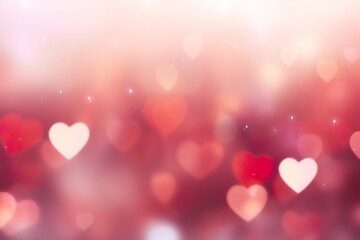 love glow light bokeh background, Christmas and valentine romantic theme background © JetHuynh