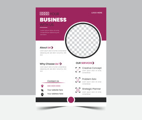 Corporate Creative colorful Business flyer Template Design