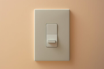 Beautiful light switch on wall, A light switch in the off position