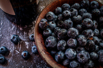 blueberries in a bowl