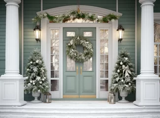 Zelfklevend Fotobehang Home door Christmas decoration © yganko