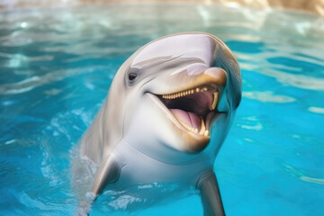 Graceful Dolphin Close-Up
