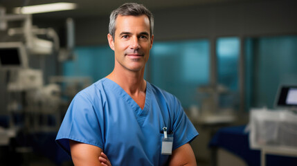 Professional Male Surgeon Portrait