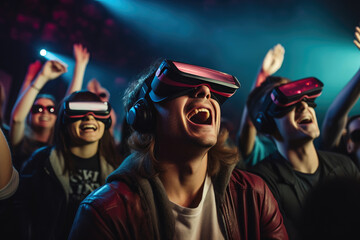 Live Concert Crowd in the World of VR