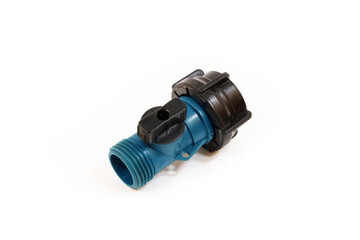 Garden hose in line shutoff valve