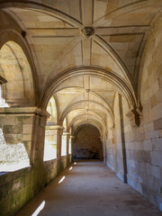 Inside Monastery of Santa Maria in Sobrado dos Monxes (Galicia, Spain)