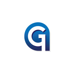 Modern looking G symbol, G sign vector, 3 D logo, brand logo, G luxury icon, unique G emblem