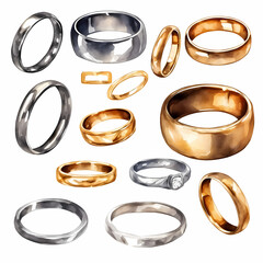 Set of rings for married people