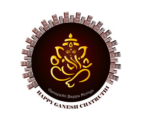 Lord Ganesh Festival Greeting for Real Estate