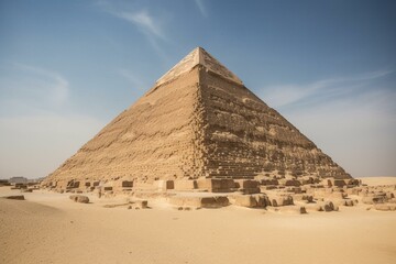 Fototapeta na wymiar Pyramid in Giza, Egypt. Generative AI