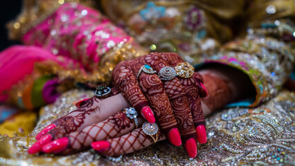Bride mehndi henna designs