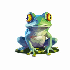 CUTE FROG CHARACTER ANIMAL TEMPLATE