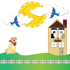 A fun summer illustration, 