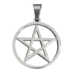 Pentogram pendant. Occult accessory, dark magic. Satan, Baphomet, Devil, Hades, Lilith. Accessory...