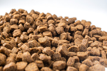 cat food on a white background