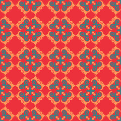 Seamless geometric ethnic patterns can be used for background, clothing, fabric, textile, packaging, knitwear. Ethnic design in nomad style.