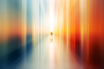 AI Generated, multi-colored abstract background, smooth lines, waves, rainbow color,