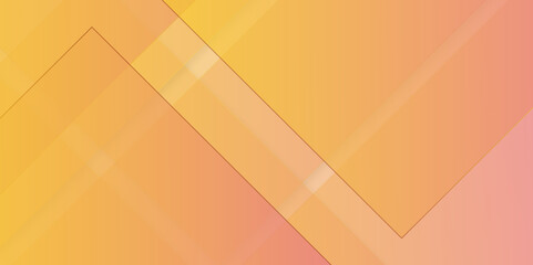Abstract futuristic template geometric diagonal lines stripe yellow or orange background, Yellow tone color background with modern seamless geometric lines.