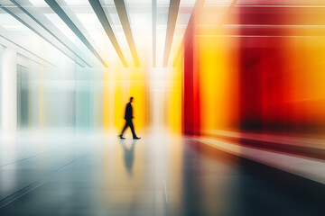 AI Generated, multi-colored abstract background, smooth lines, waves, rainbow color,