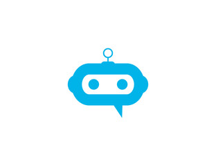 Chatbot, robot, app icon. Vector illustration.