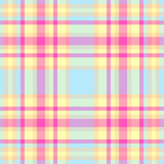 Plaid check background of textile vector seamless with a pattern texture tartan fabric.
