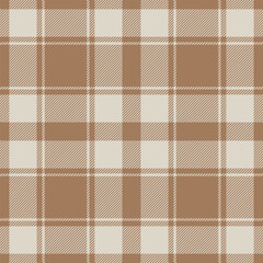 Plaid texture vector of textile fabric check with a pattern seamless tartan background.
