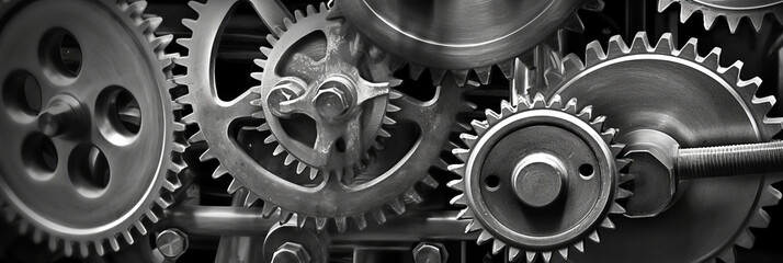 Gears and cogwheels generative ai