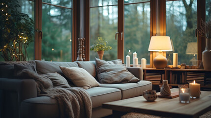 Solar Panel, Green Energy, Renewable Energy, Wind Turbine, Solar Power, Modern Home, Photovoltaic Generative AI+
