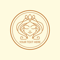 Vector Logo Beauty Illustration  icon