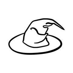 Vector minimalistic Halloween pumpkin