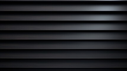 Obraz premium Black blinds, roller blinds, louver