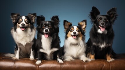 incredible diversity of dogs. the beauty of breed diversity in the pet world.
