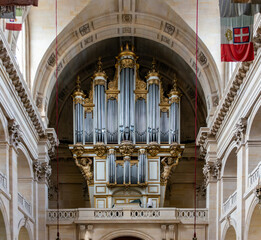Grand Organs of Les Invalides Church, Paris France