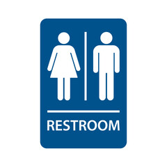 Restroom sign