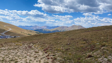 Top of Rocky Mountains at the Alpine Center in Rocky Mountain National Park