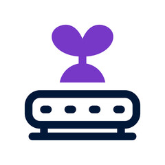 conveyor dual tone icon. vector icon for your website, mobile, presentation, and logo design.