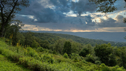 Sky above Fort Montgomery New York 