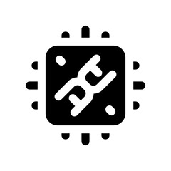 cpu solid icon. vector icon for your website, mobile, presentation, and logo design.