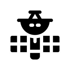 satellite solid icon. vector icon for your website, mobile, presentation, and logo design.
